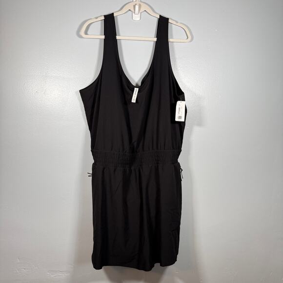 Spanx On The Move Romper Dress 3X Black Active Skort Dress - Picture 7 of 8